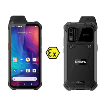 UNIWA smartphone W888, 6.3″ HD+, 4/64GB, ηχείο 2W, Atex Zone 2, IP68, μαύρο