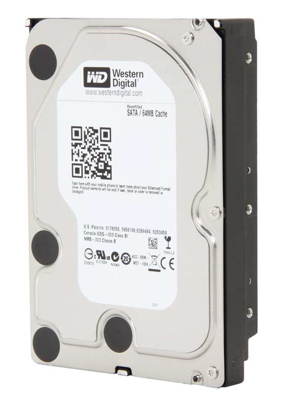 WD σκληρός δίσκος Purple Surveillance 3.5", 2TB, 64MB, 5400RPM, 6Gb/s, Factory Recertified