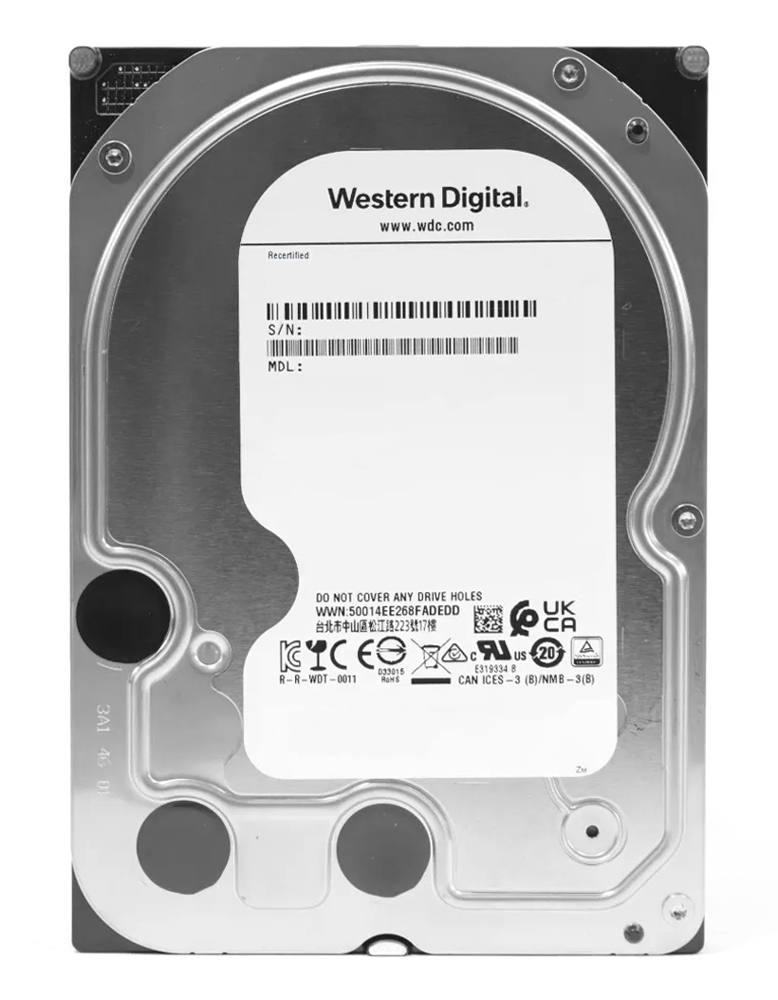 WD σκληρός δίσκος Purple 3.5", 3TB, 64MB, 5400RPM, 6Gb/s, Factory Recertified