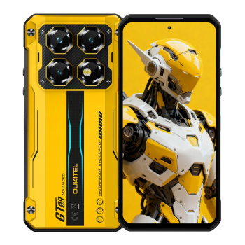 OUKITEL smartphone WP60, 7.2″, 8/256GB, 5G, 10000mAh, IP68/IP69K/MIL-STD-810H, κίτρινο
