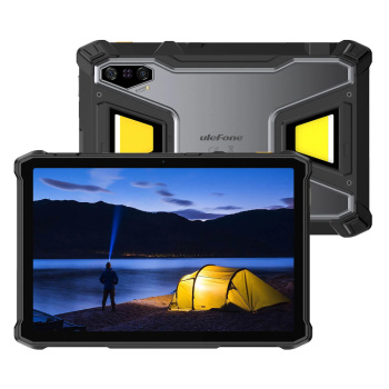 ULEFONE tablet Armor Pad 5 Pro, 11″, 12GB/512GB, 24200mAh, IP68/IP69K/MIL-STD-810H, 5G, μαύρο