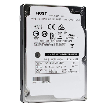 HGST used SAS HDD HUC101212CSS600, 1.2TB, 10K RPM, 6Gb/s, 2.5″