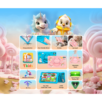 TECLAST tablet P85 Kids, 8″, 3/64GB, Android 15, 5000mAh, ροζ