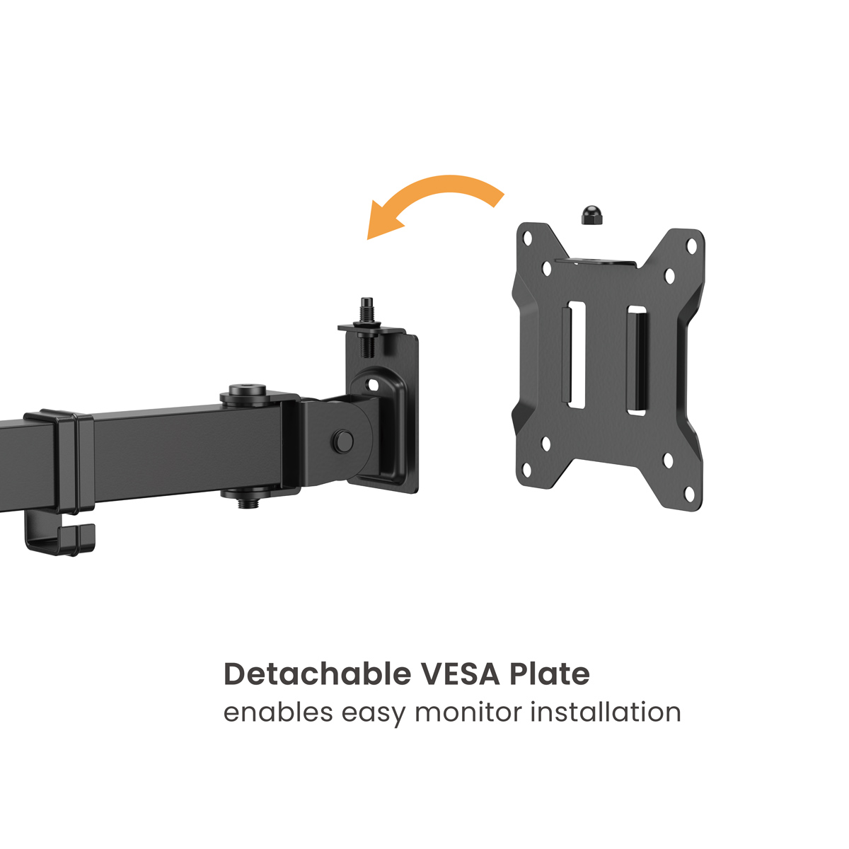 POWERTECH βάση γραφείου για 2x οθόνες PT-1552, 17-32", έως 10kg - Image 4