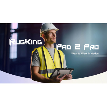ULEFONE tablet RugKing Pad 2 Pro, 10.1″, 8/256GB, 10200mAh, IP68/IP69K/MIL-STD-810H, 4G, μαύρο