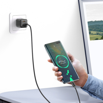 USAMS καλώδιο micro USB σε USB US-SJ690, 2A, 480Mbps, 1m, λευκό
