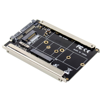 POWERTECH κάρτα μετατροπής 2.5″ SATA σε M.2 B & mSATA SSD ST525, 6Gbps
