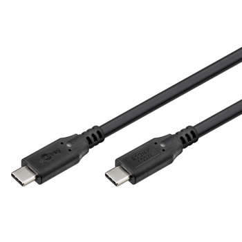GOOBAY καλώδιο USB-C 74198, USB4, 100W, 20Gbps, 4K/60Hz, 3m, μαύρο