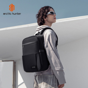 ARCTIC HUNTER τσάντα πλάτης B00811 με θήκη laptop 15.6″, 16.5L, μαύρη