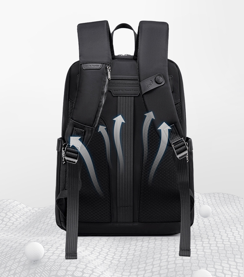 ARCTIC HUNTER τσάντα πλάτης B00811 με θήκη laptop 15.6", 16.5L, μαύρη - Image 5
