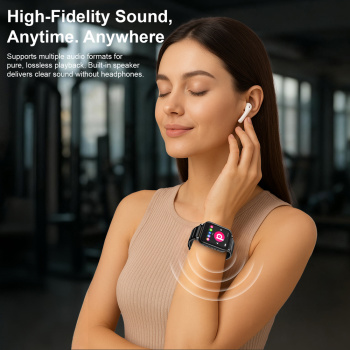 RUIZU MP3 player M8, 1.54″, 32GB, Bluetooth, ελληνικό μενού, μαύρο