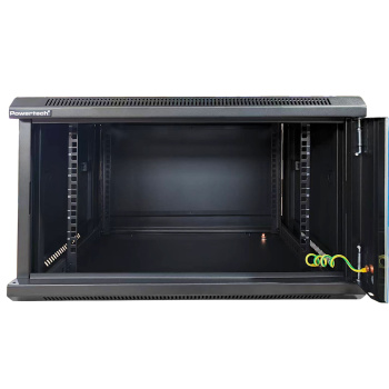 POWERTECH επιτοίχια καμπίνα rack 19″ NETW-0037, 600 x 450 x 370mm, 6U
