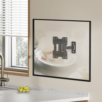 POWERTECH επιτοίχια βάση τηλεόρασης PT-1555, 23-43″, έως 30kg, full motion