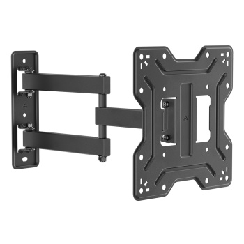 POWERTECH επιτοίχια βάση τηλεόρασης PT-1556, 23-43″, έως 30kg, full motion