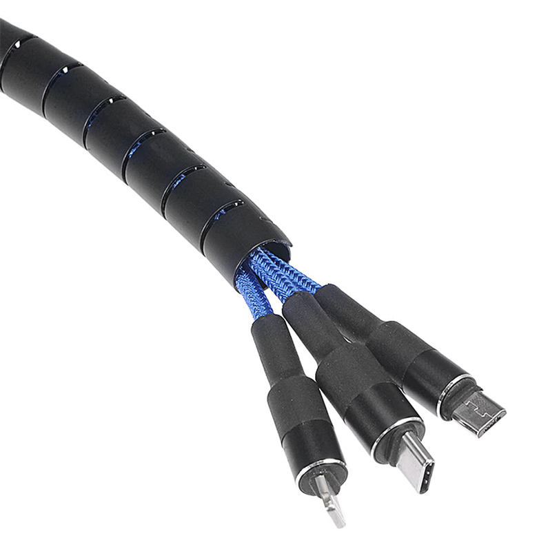 POWERTECH δεματικό καλωδίων TIES-083, πλαστικό, Φ20mm, 2m, μαύρο - Image 2