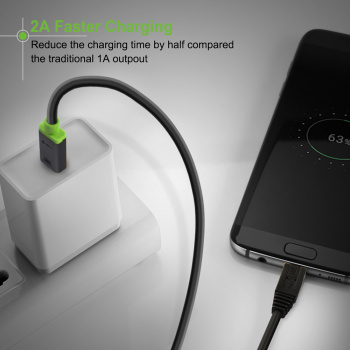 CABLETIME καλώδιο USB-C σε micro USB CT-U32-CMMCBG, 2A, 480Mbps, 1m, μαύρο