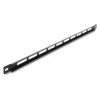 DELOCK cable management panel 67459 για rack 19″, 0.5U, βάθος 9mm, μεταλλικό, μαύρο