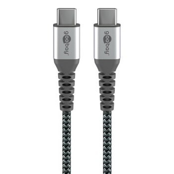 GOOBAY καλώδιο USB-C 79559, 60W, 480Mbps, 0.15m, μαύρο