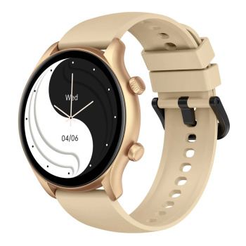 ZEBLAZE smartwatch Btalk 3 Plus, heart rate, 1.39″ IPS, χρυσό