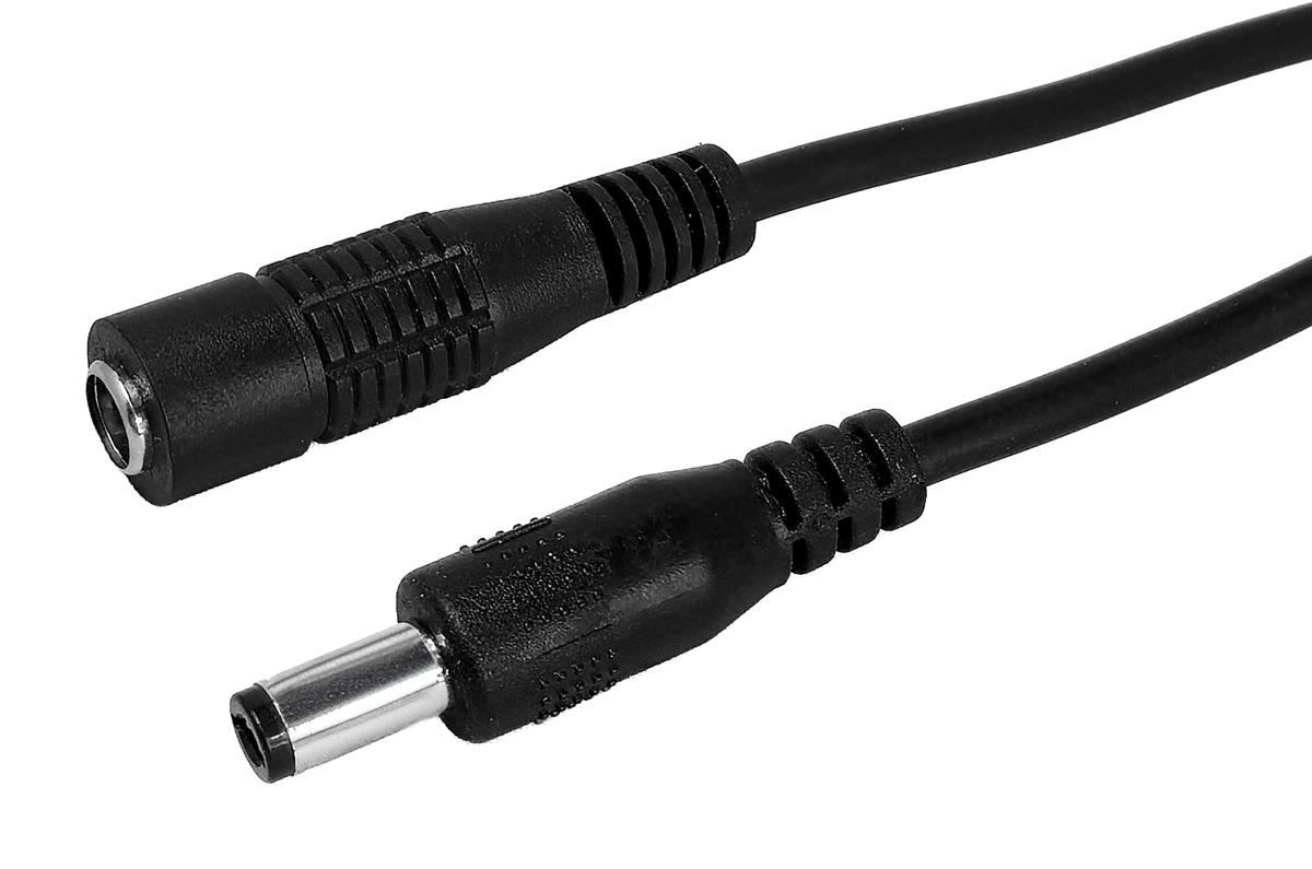 POWERTECH καλώδιο προέκτασης τροφοδοσίας CAB-H201, 5.5x2.5mm, 3m, μαύρο