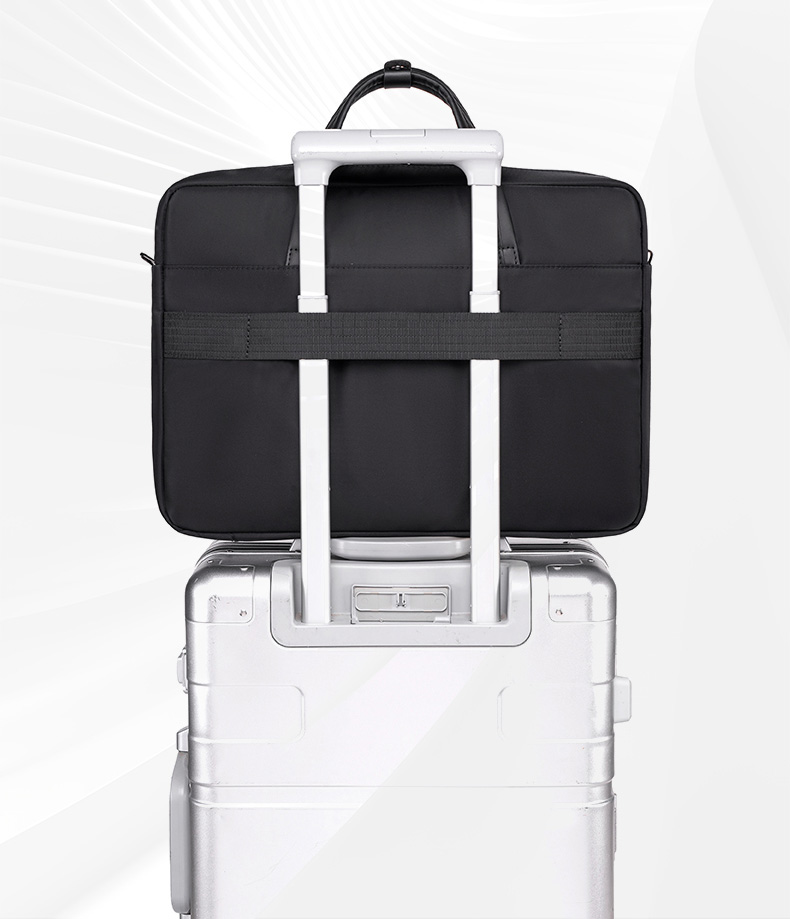 ARCTIC HUNTER τσάντα ώμου GWB00849 με θήκη laptop 15.6", 14L, μαύρη - Image 5