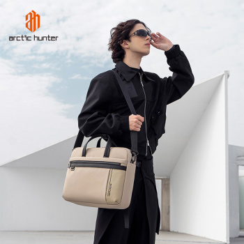 ARCTIC HUNTER τσάντα ώμου GWB00849 με θήκη laptop 15.6″, 14L, χακί