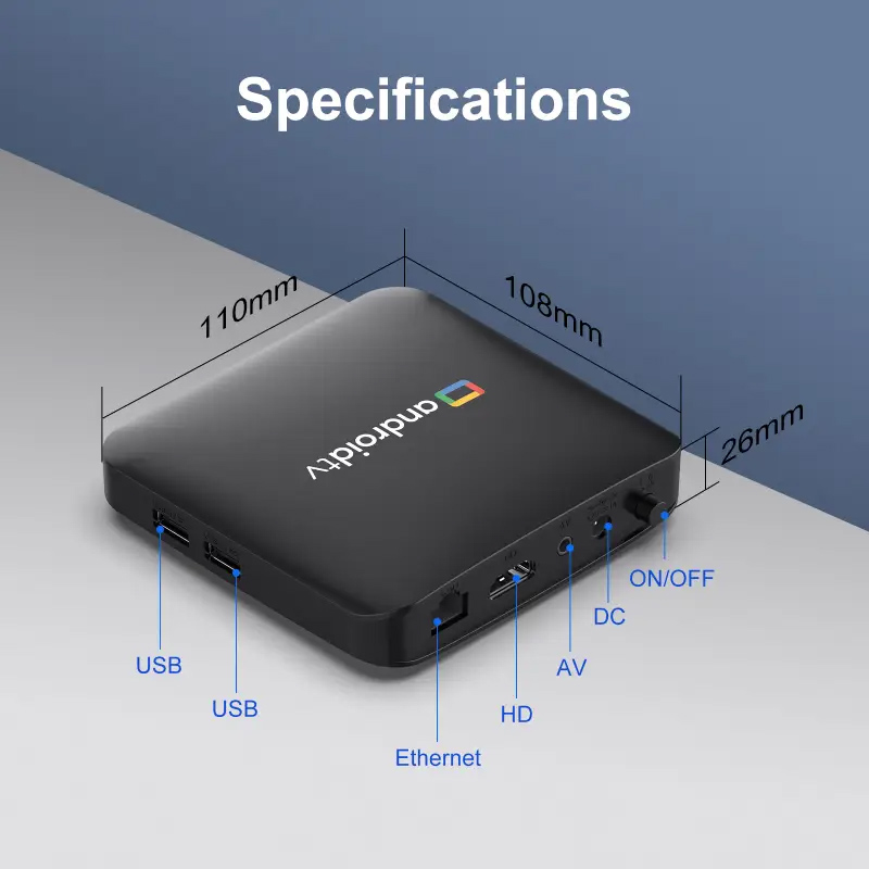 H96 MAX TV Box S905L3, 4K, 2/16GB, WiFi, Bluetooth, Android 14 - Image 5