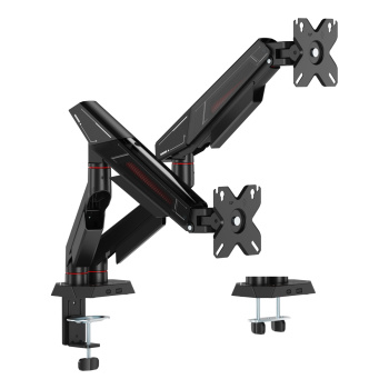 BRATECK βάση γραφείου για 2x οθόνες LDT114-C024, 17-35″, έως 12kg