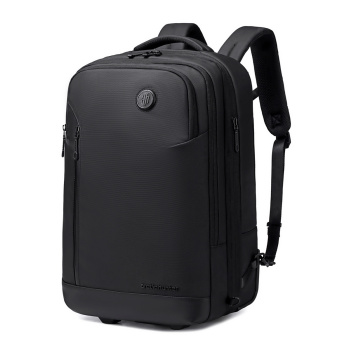 ARCTIC HUNTER τσάντα ταξιδίου LG00861 με θήκη laptop 15.6″, τροχήλατη, 42L/54L, μαύρη