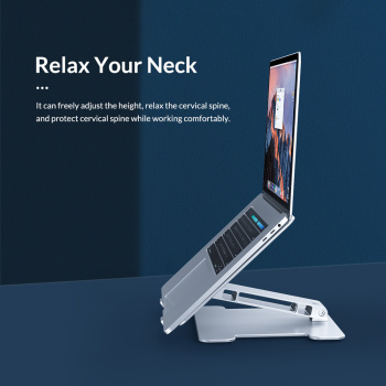 ORICO μεταλλική βάση για laptop/tablet LST-T1, 11~15.6″, foldable, ασημί