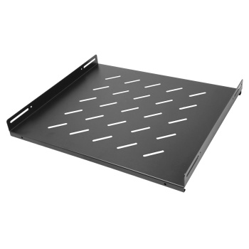POWERTECH σταθερό ράφι για rack 19″ NETW-0052, 1U, βάθος 420mm, μαύρο