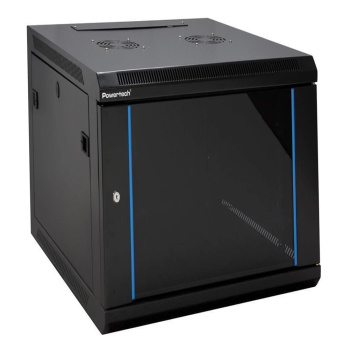 POWERTECH επιτοίχια καμπίνα rack 19″ NETW-0055, 600 x 450 x 636mm, 12U