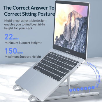 ORICO πλαστική βάση για laptop PFB-A23, 11-17″, foldable, πλαστική, μαύρη
