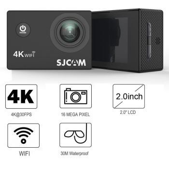 SJCAM Action Cam SJ4000 Air, 4K, 16MP, WiFi, 2″ LCD, αδιάβροχη, μαύρη