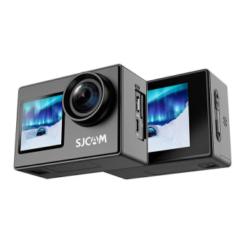 SJCAM action camera SJ4000 Dual Screen, 2x οθόνες, 16MP/4K, WiFi, αδιάβροχη θήκη, μαύρη