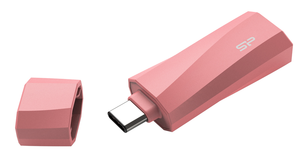 SILICON POWER USB-C Flash Drive Mobile C07, 64GB, USB 3.2, ροζ - Image 2
