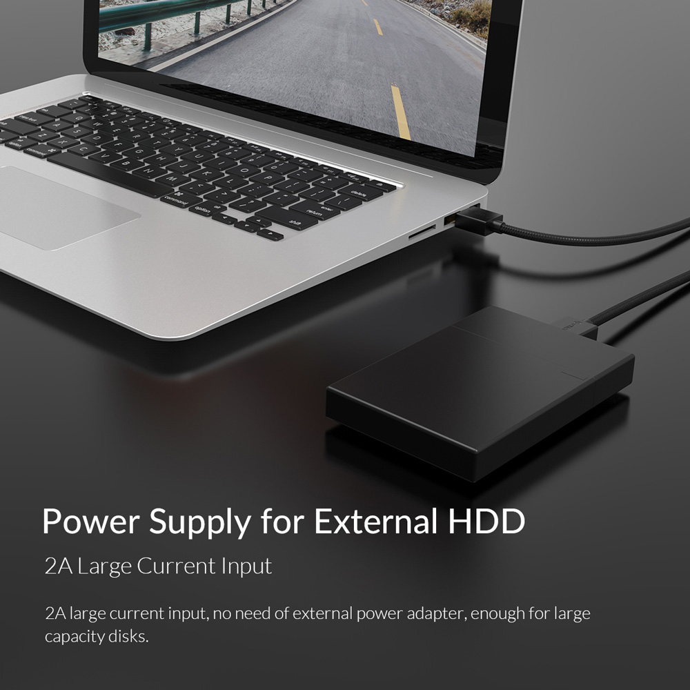 ORICO καλώδιο USB 2.0 U2-AA02, 480Mbps, 1.5m, μαύρο - Image 2