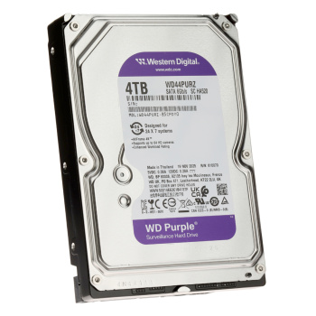 WD σκληρός δίσκος Purple 3.5″, 4TB, 128MB, 5400RPM, 6Gb/s