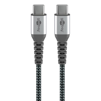 GOOBAY καλώδιο USB-C 49303, 60W, 480Mbps, 2m, μαύρο