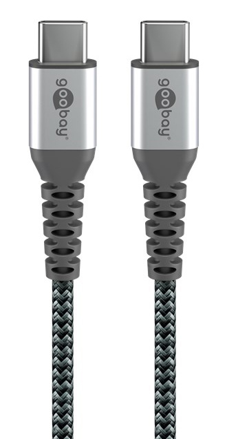 GOOBAY καλώδιο USB-C 49303, 60W, 480Mbps, 2m, μαύρο