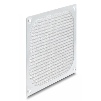DELOCK σχάρα για 120mm ανεμιστήρα 67458 με φίλτρο σκόνης, μεταλλική, ασημί