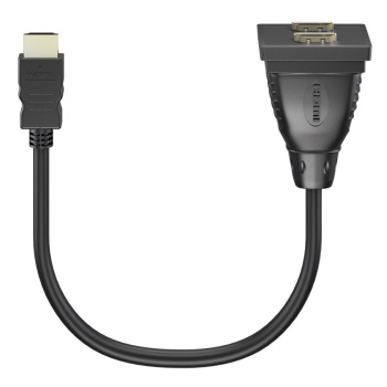 GOOBAY HDMI splitter 68784, 1x input/2x output, 1080p, μαύρο