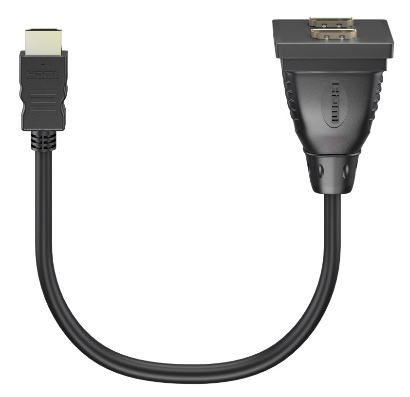 GOOBAY HDMI splitter 68784, 1x input/2x output, 1080p, μαύρο - Image 2