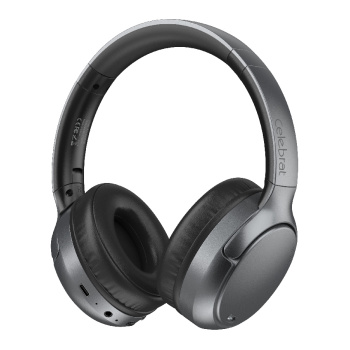 CELEBRAT headphones A41, ασύρματα & ενσύρματα, 40mm, 400mAh, ANC, μαύρα