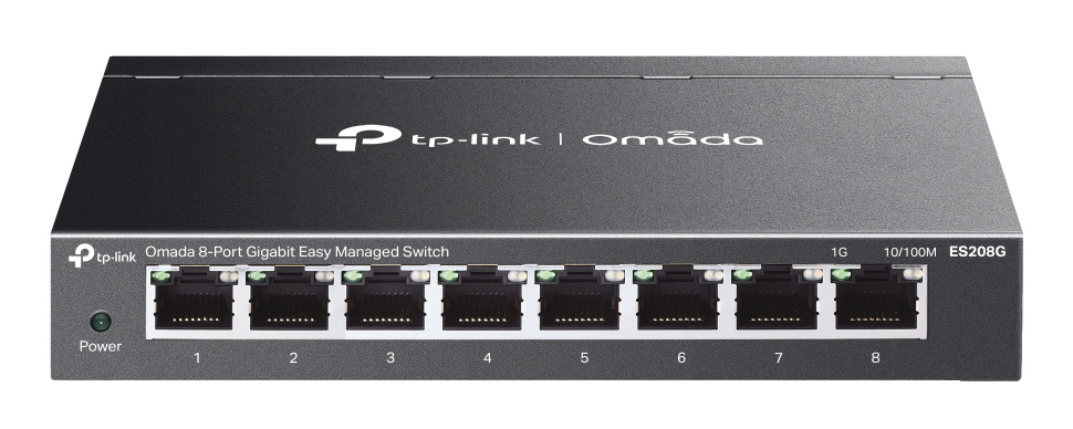 TP-LINK easy managed switch ES208G, 8x Gigabit θύρες, V1.0