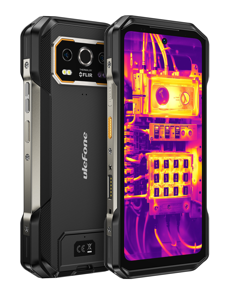 ULEFONE smartphone Armor 27T Pro Plus, 6.78", 12/256GB, 5G, 10600mAh, FLIR 3.5, IP68/IP69K, μαύρο