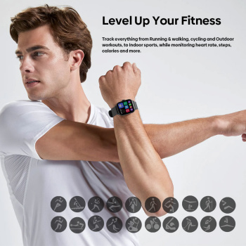 ZEBLAZE smartwatch Btalk Pro, heart rate, 1.91″ TFT, μαύρο