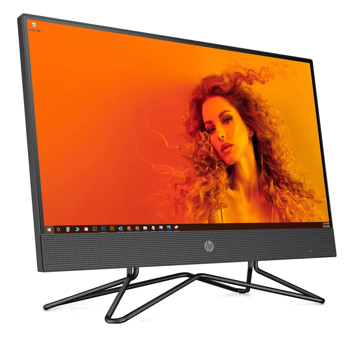 HP PC 200 G4 22 All-in-One, Refurbished Grade B, i3-10110U, 16/256GB M.2, 21.5", DVD-RW, CAM, WIFI, FreeDOS