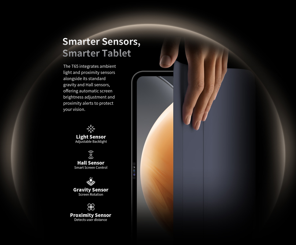 TECLAST tablet T65, 13.4", 6/128GB, 4G, Android 15, 8000mAh, γκρι - Image 4