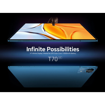 TECLAST tablet T70, 14″, 8/128GB, 4G, Android 14, 10000mAh, μπλε